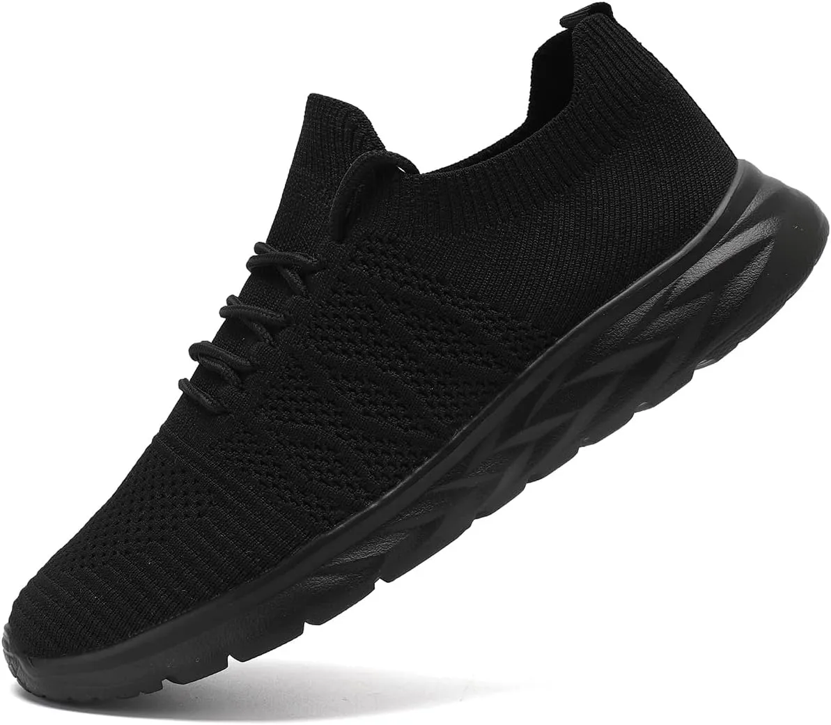 Mens Slip On Running Sneakers Walking Trainers Athletic Gym Fitness Sport Shoes Non Slip Breathable Mesh Workout Fashion Breathable Comfortable