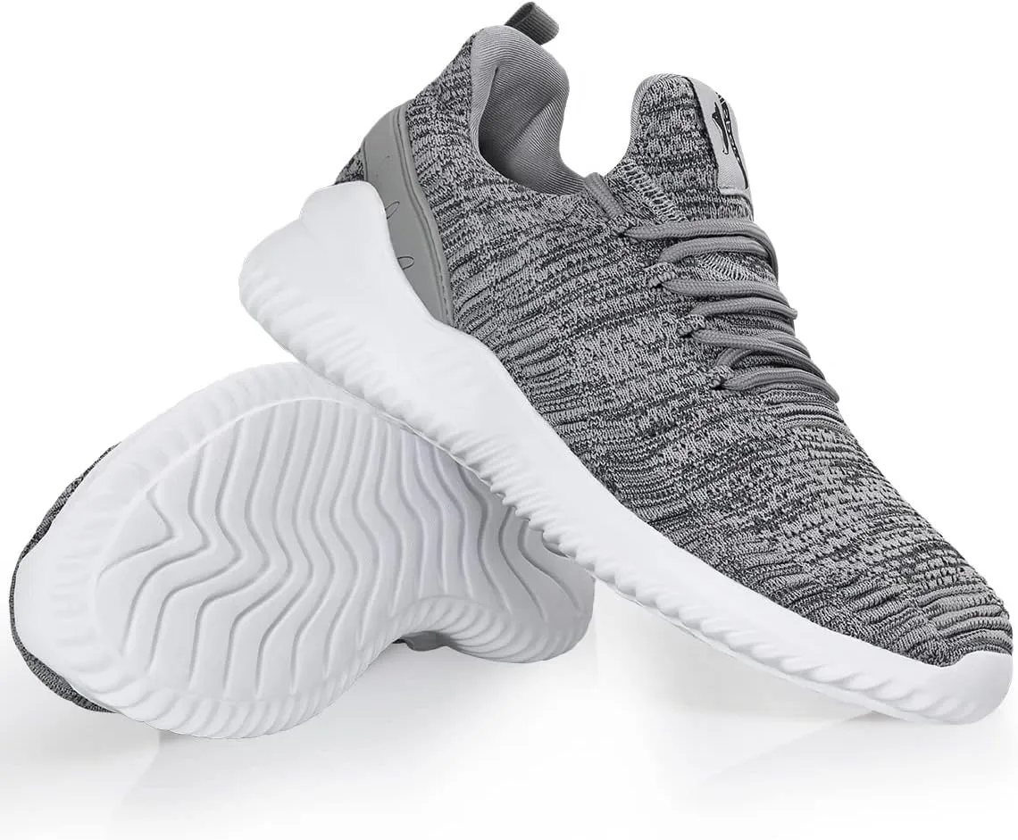Mens Slip On Sneakers Non Slip Work Shoes Lightweight Mesh for Casual Tennis Running Walking Shoes