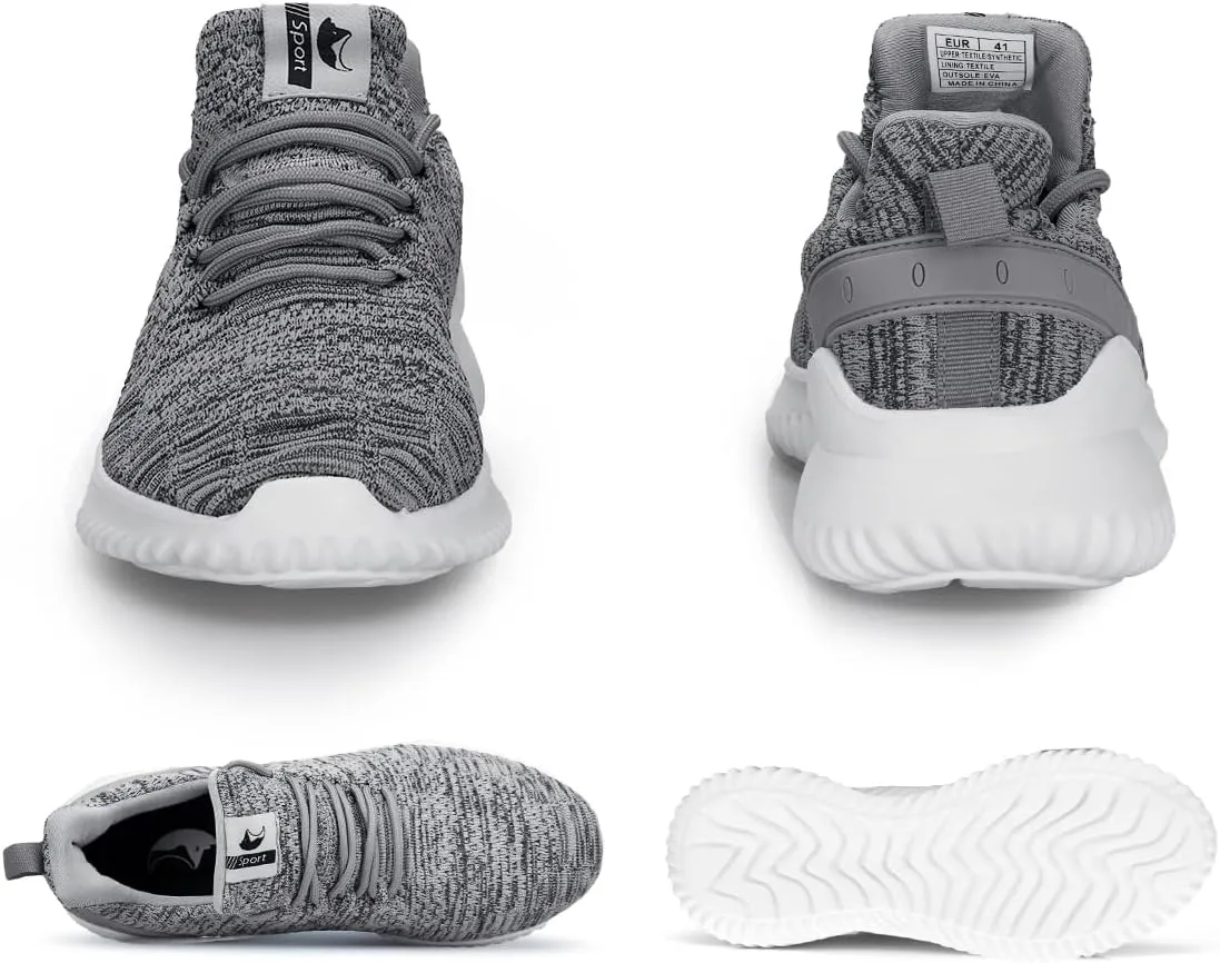 Mens Slip On Sneakers Non Slip Work Shoes Lightweight Mesh for Casual Tennis Running Walking Shoes