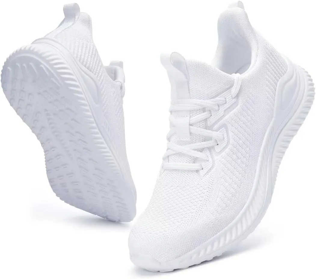 Mens Slip On Wide Walking Shoes Memory Foam Runnning Tennis Shoes Lightweight Breathable Casual Sneakers