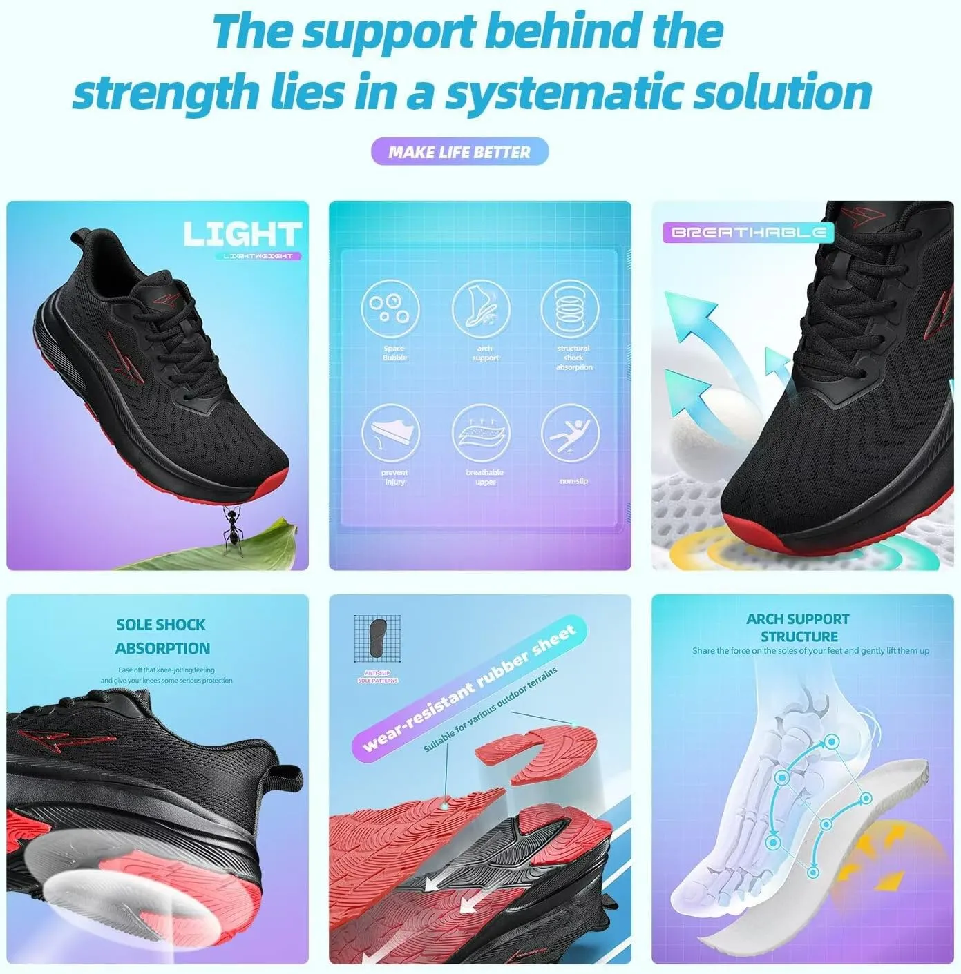 Mens Wide Toe Box Running Shoes Casual Walking Sneakers Tennis Comfortable Athletic Sport Gym Workout Soft Sole