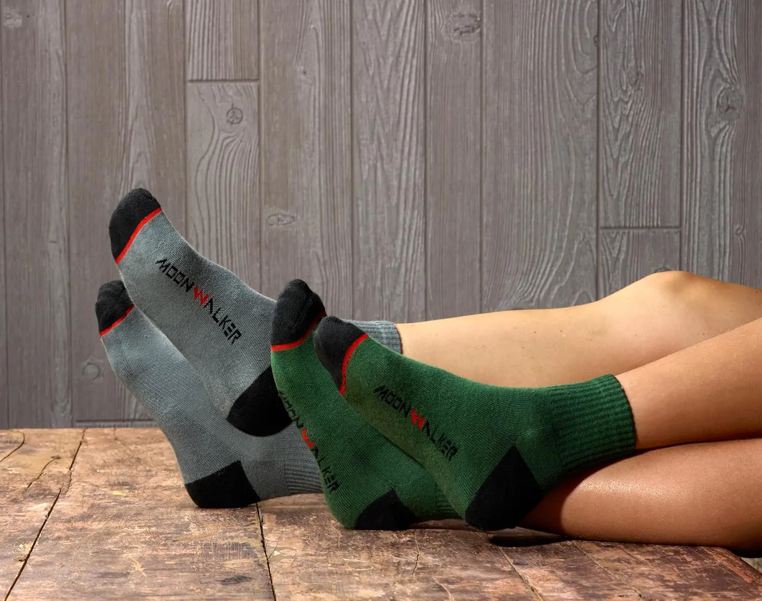 MoonWalker Extra Soft and Durable Quarter Crew Socks Made with KEMP (US Alpha)