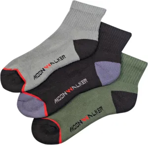 MoonWalker Extra Soft and Durable Quarter Crew Socks Made with KEMP (US Alpha)