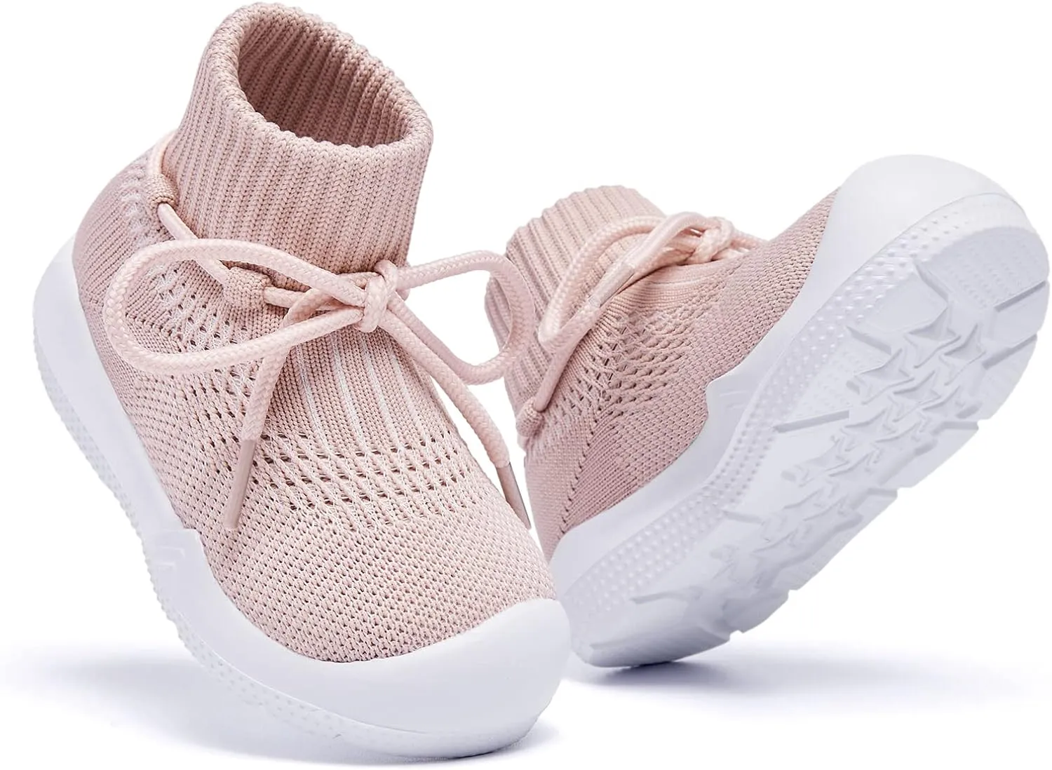 MORENDL Baby Sock Shoes Toddler Sneakers Infant Tennis Slip On Walking Shoes Boys & Girls Non-Slip Slippers