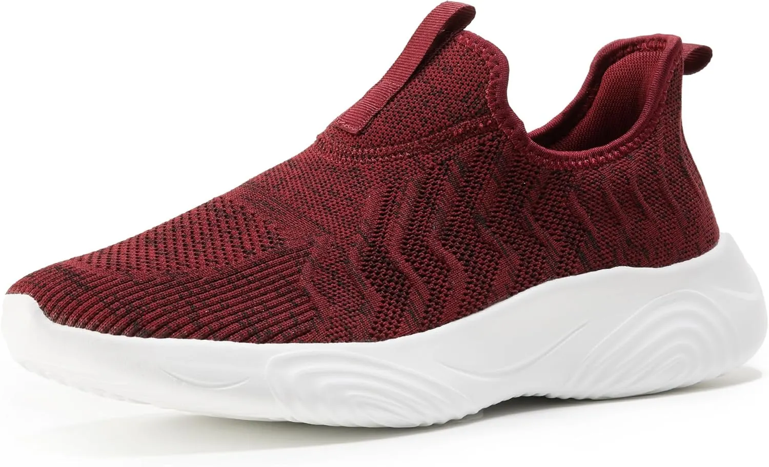 MRIP Mens Slip On Walking Shoes Lightweight Non Slip Gym Workout Running Shoes Mesh Breathable Cushion Fashion Tennis Athletic Casual Sneakers