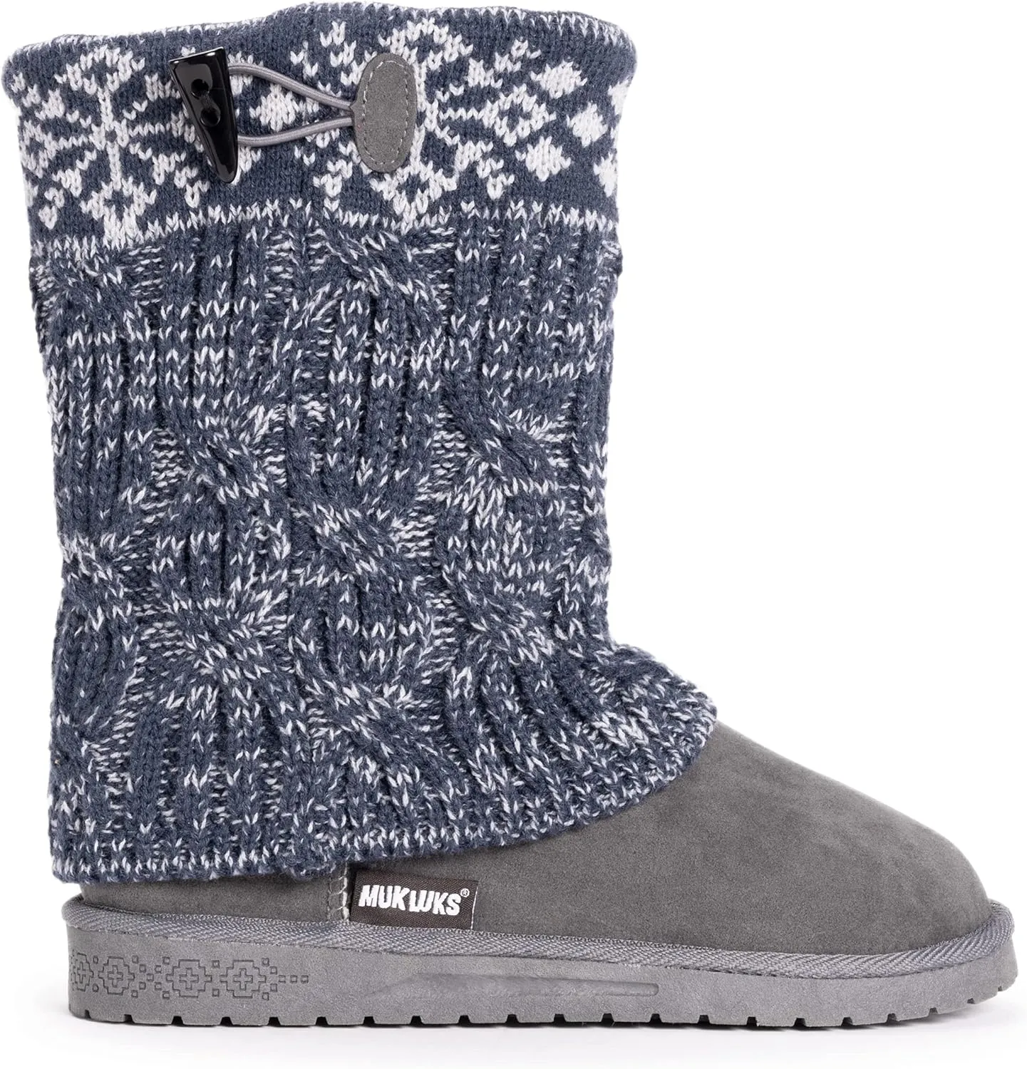 MUK LUKS Womens Cheryl Faux Suede Pull On Winter & Snow Boots