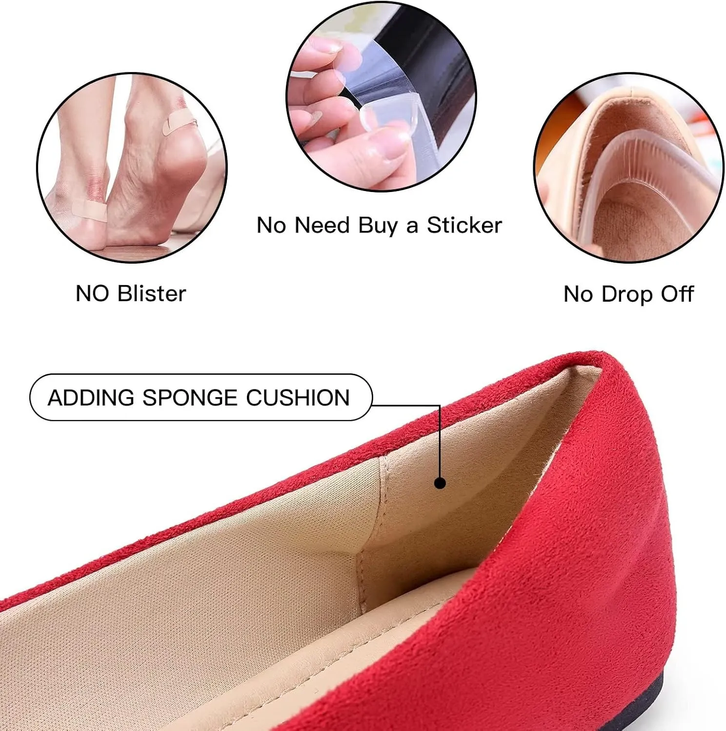 MUSSHOE Flat Shoes Women Comfortable Slip on Women's Flats Dress Shoes for Women