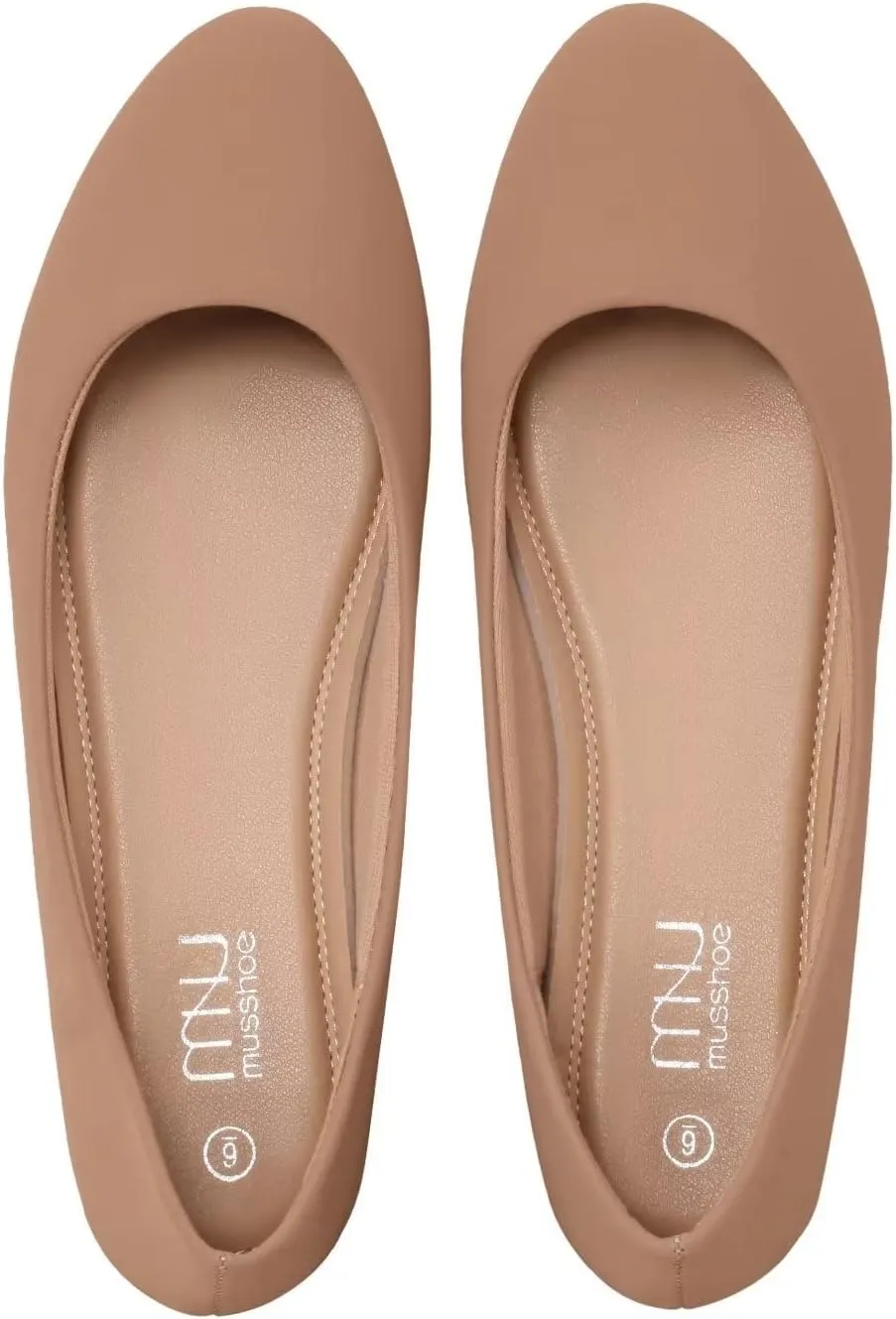 MUSSHOE Flats Shoes Women Pointed Toe Basic Womens Flats