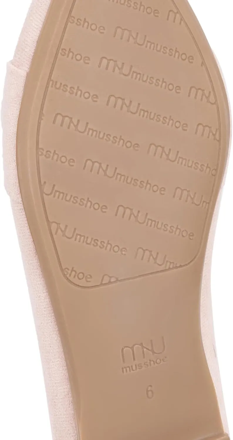 MUSSHOE Women's Flats Dressy Pointed Toe Comfortable Bowknot Ballet Flats Shoes
