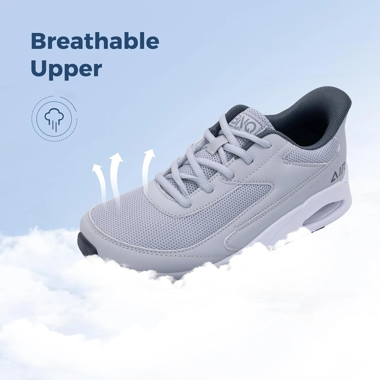 N BESUNEW Women's Wide Toe Box Walking Shoes Slip On Wide Width Tennis Sneakers Atheltic Running Shoes US 6-11