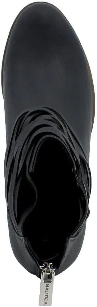 Nautica Women's Ankle Boot with Side Zipper - Stylish Dress Boot for Women | Featuring a Low Heel, Chic Design, and Versatile Sizing | The Perfect Ankle Bootie for Dressy and Casual Occasions - Alara