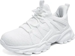 Nihaoya Boys Girls Sneakers Kids Tennis Shoes Lightweight Breathable Mesh Walking Running Shoe for Toddler/Little Kid/Big Kid
