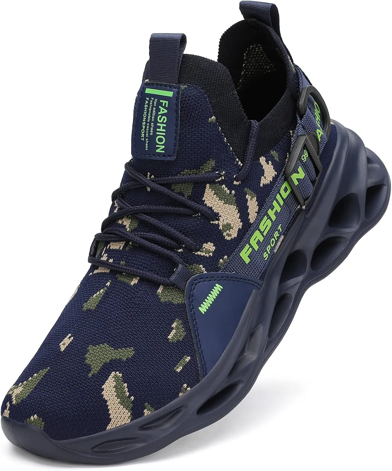 Nihaoya Men Athletic Walking Running Tennis Shoes Fashion Sneakers