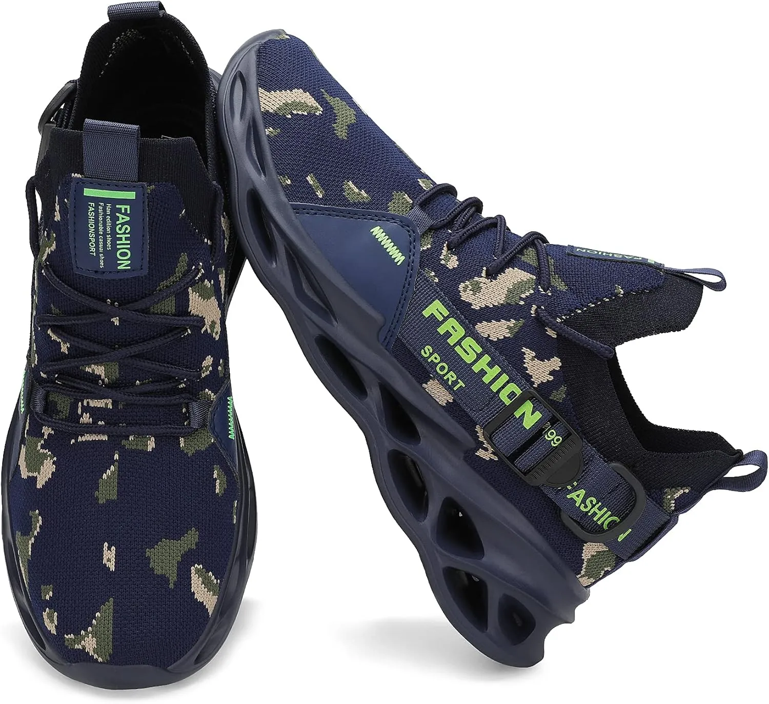 Nihaoya Men Athletic Walking Running Tennis Shoes Fashion Sneakers