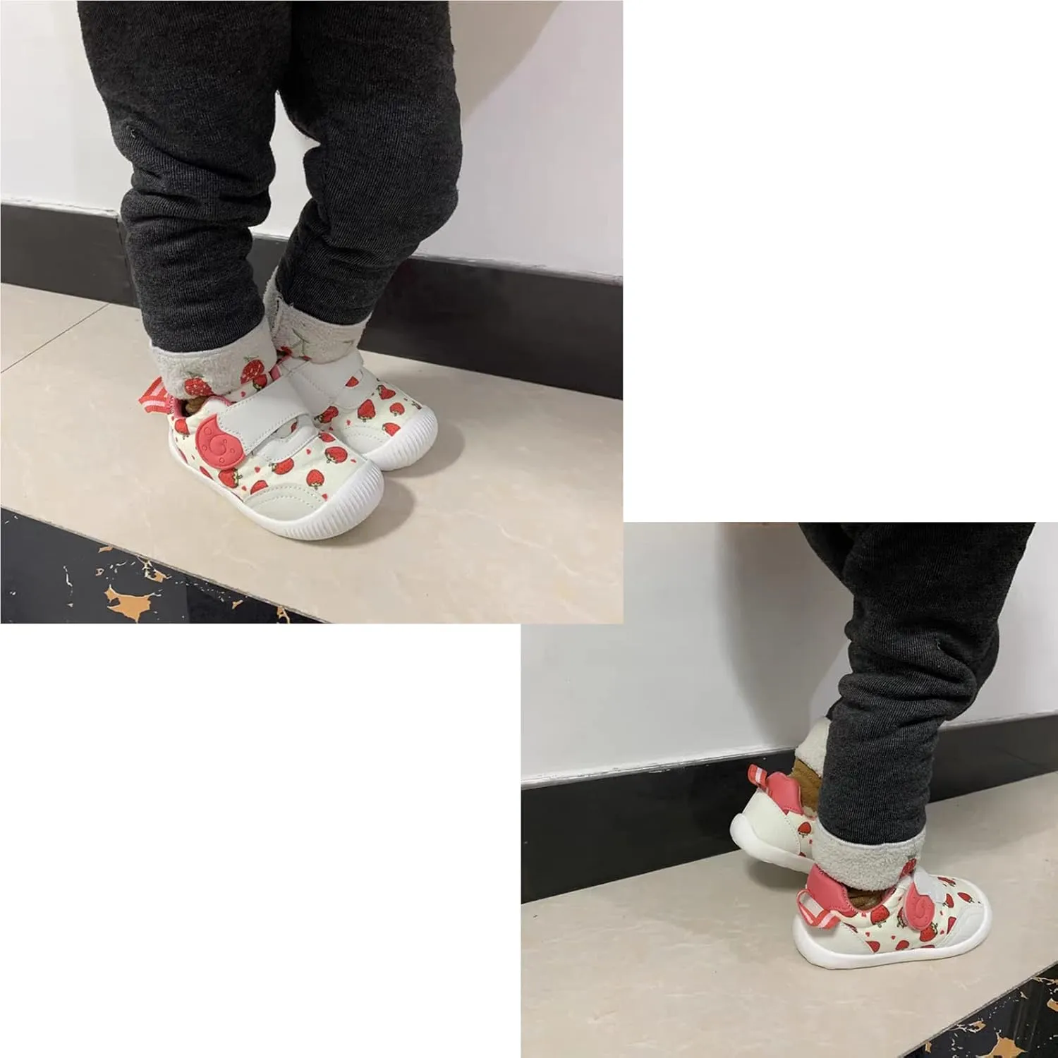 OAISNIT Baby Boys Girls Sneakers Anti Slip Lightweight Soft Toddler First Walkers for Walking Running