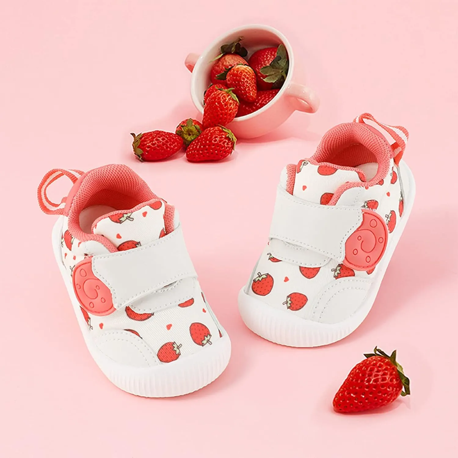 OAISNIT Baby Boys Girls Sneakers Anti Slip Lightweight Soft Toddler First Walkers for Walking Running