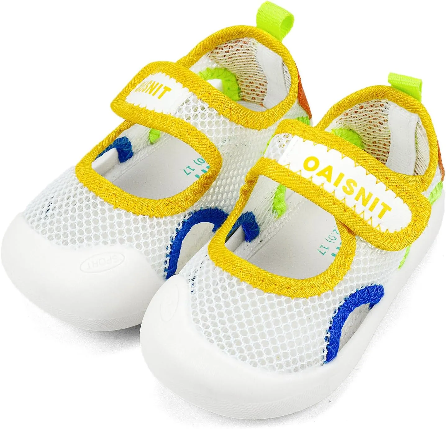 OAISNIT Baby Girls Boys Sandals Summer Sneakers Non-Slip Lightweight Beach Water Shoes Toddler First Walkers