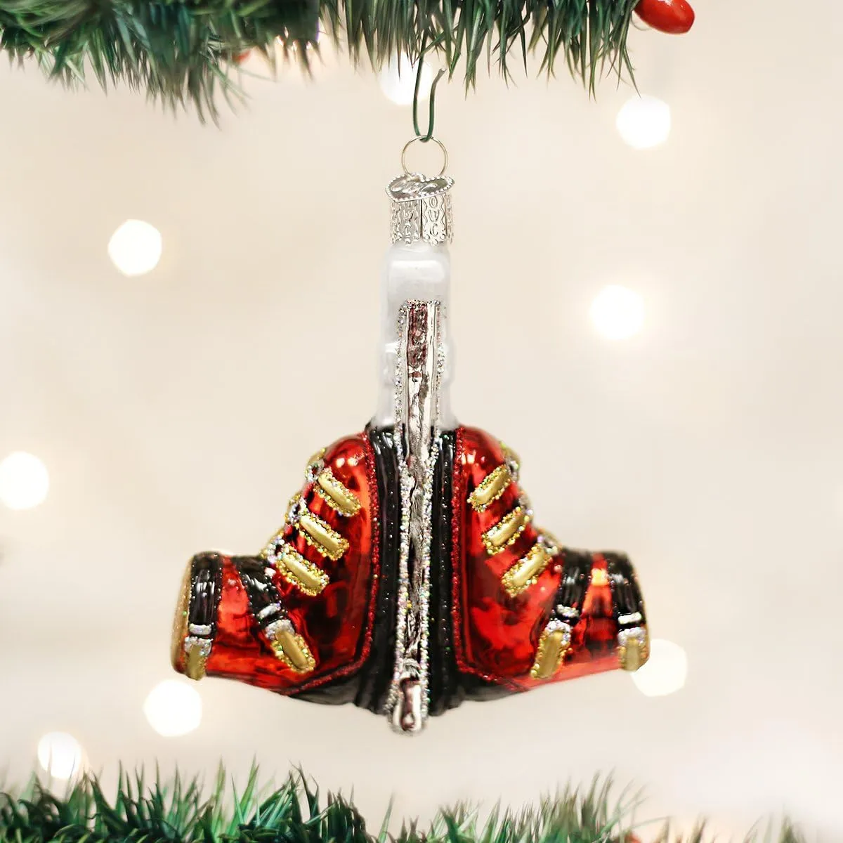 Old World Christmas 2020 Christmas Ornament Ski Boots Glass Blown Ornament for Christmas Tree