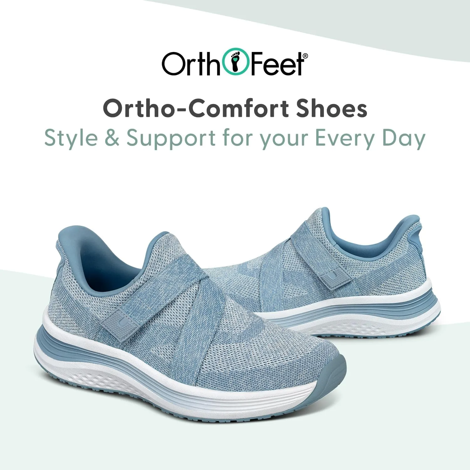 Orthofeet Women's Orthopedic Naya Slip On Sneakers