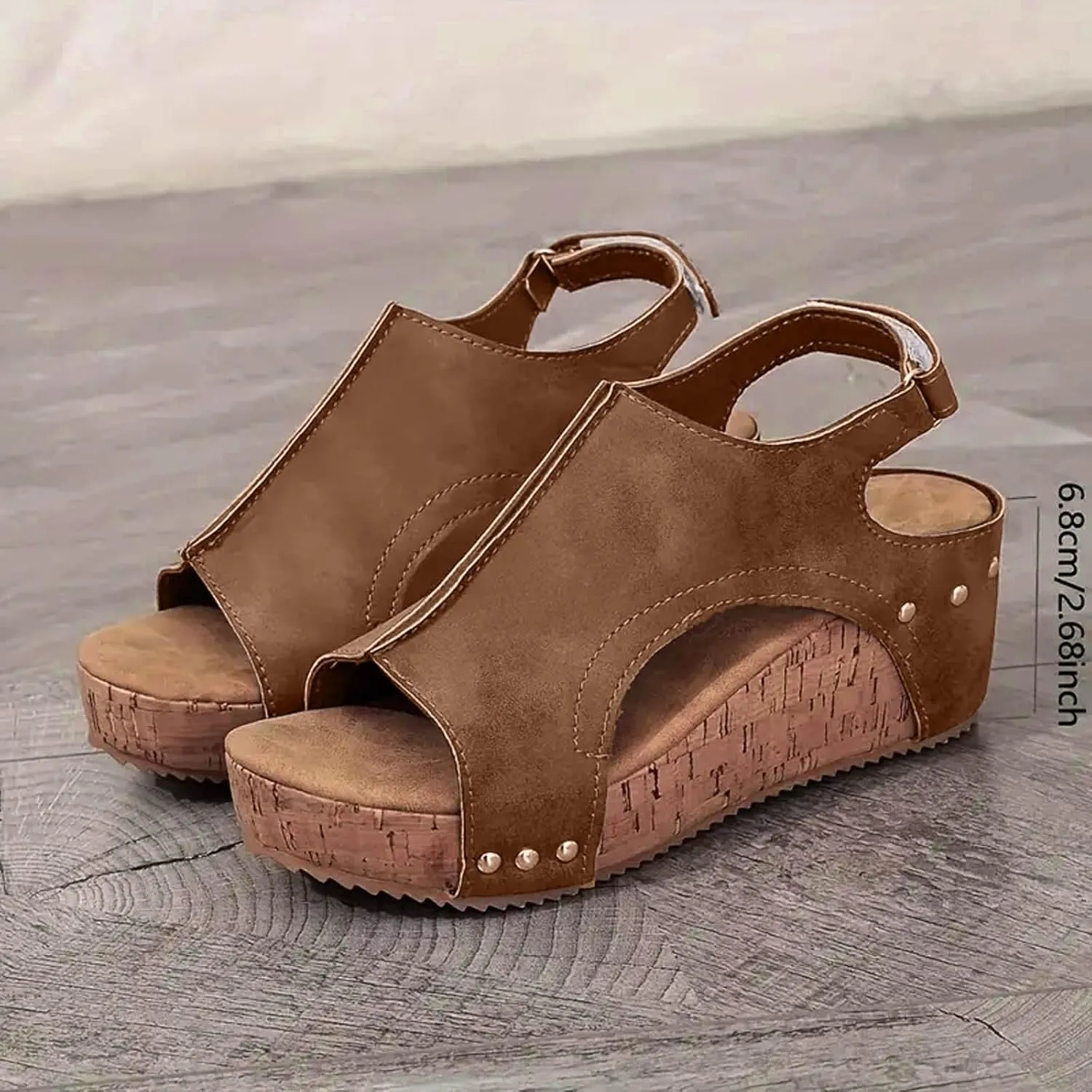 Orthopedic Wedge Sandals for Women 2025 New Platform Sandal Ankle Strap Open Toe Espadrilles Dressy Casual Boho Summer Beach Sandal Ladies Wedges