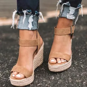 Orthopedic Wedge Sandals For Women Dressy Summer Comfortable Walking Wedge Heels Womens Espadrilles Wedges Sandals Heels Open Toe Platform Ankle Strap Casual Beach Shoes 2025 Vacation