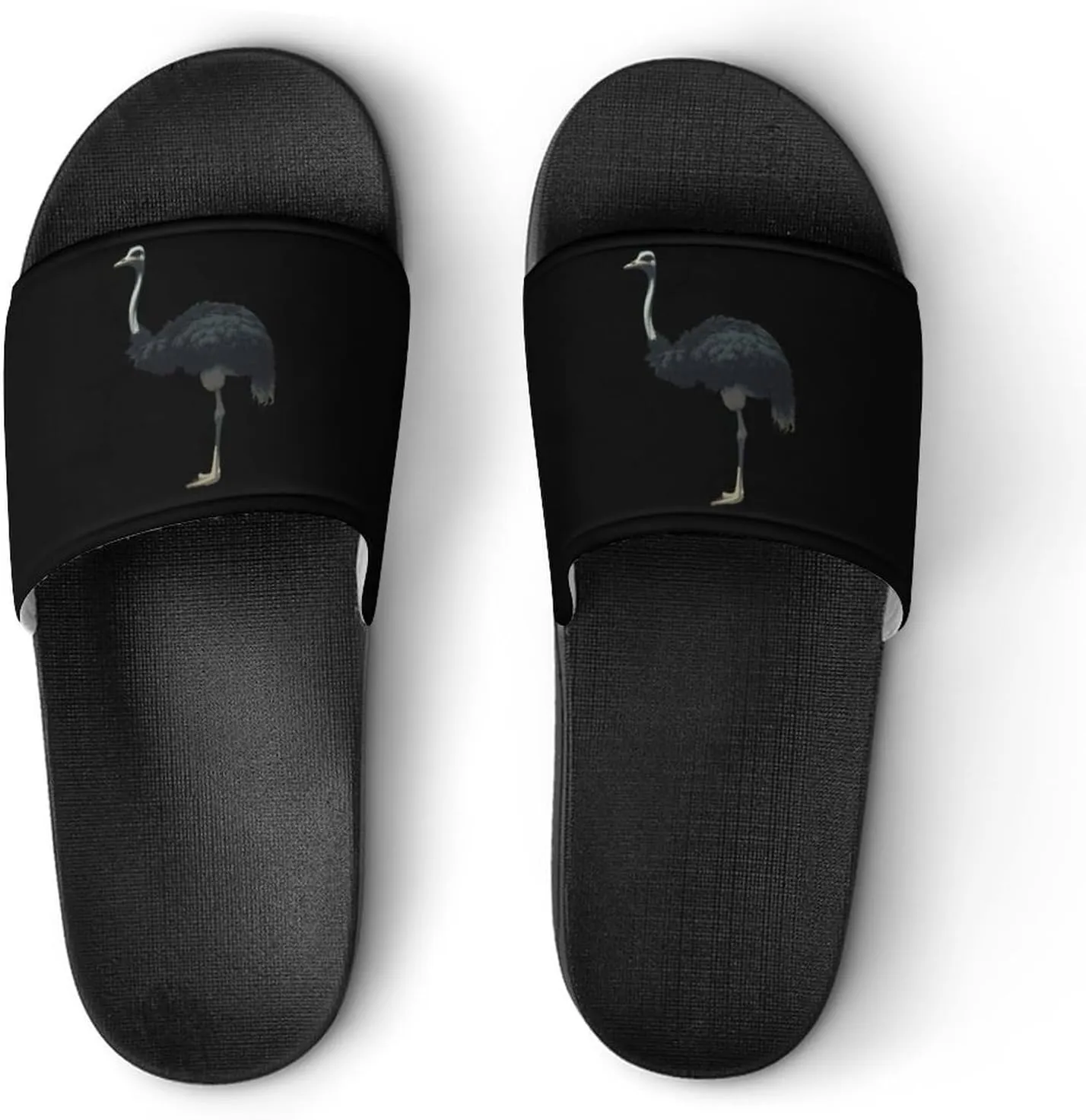 Ostrich House Sandals Non Slip Slippers Quick Drying Bathroom Shower Shoes for Women Men