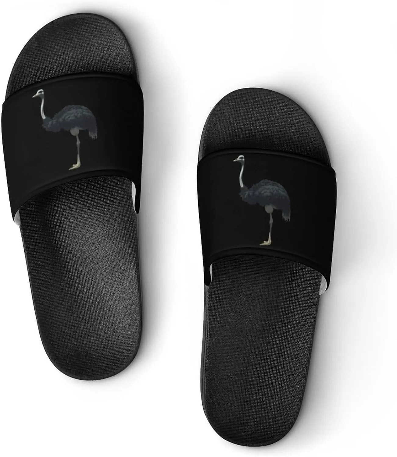 Ostrich House Sandals Non Slip Slippers Quick Drying Bathroom Shower Shoes for Women Men