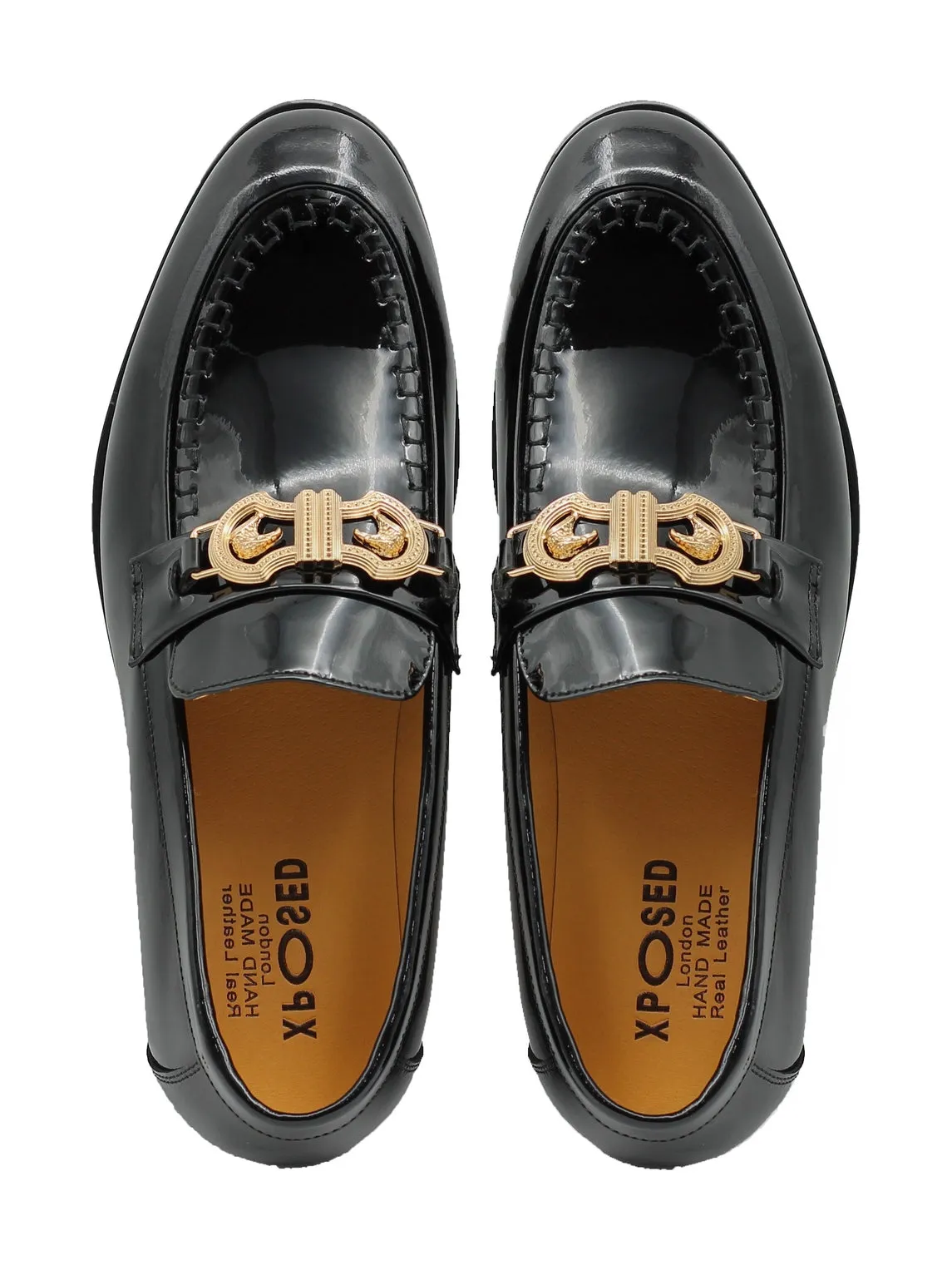 PATENT LEATHER DRESS LOAFERS