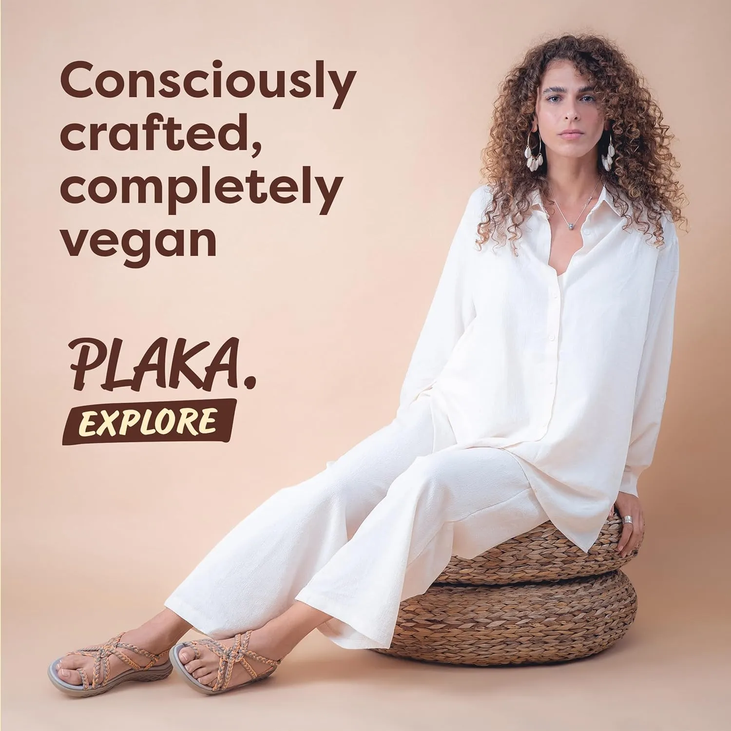 Plaka Explore Walking and Hiking Sandals for Women | Comfortable Summer Sandal with Arch Support | Waterproof Comfy Sandals for Travel, Beach or Poolside