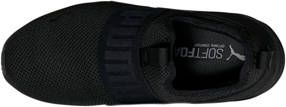 Puma Womens Axelion Slip On Training Sneakers Shoes - Black