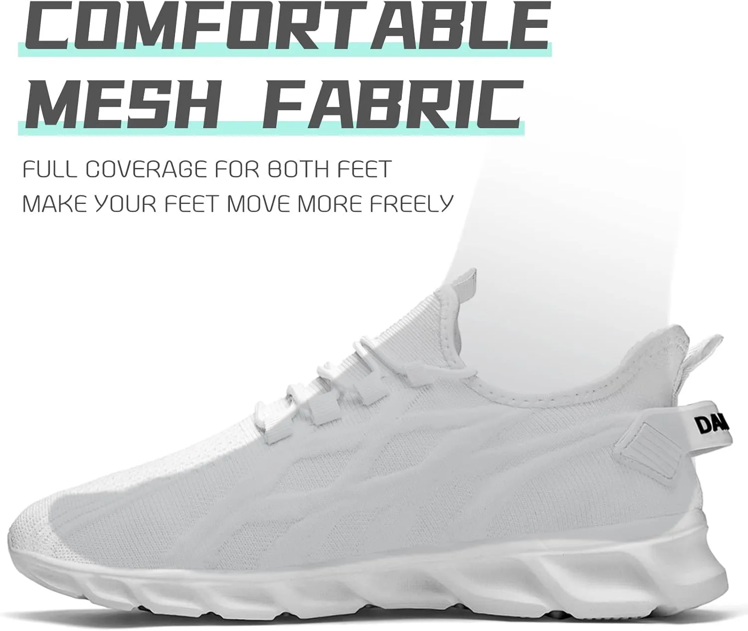 QIJGS Running Shoes for Men Gym Tennis Athletic Mesh Sneakers Lightweight Sports Fashion Workout Casual Shoes