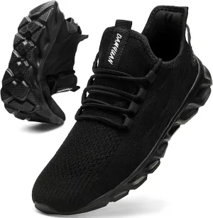 QIJGS Running Shoes for Men Gym Tennis Athletic Mesh Sneakers Lightweight Sports Fashion Workout Casual Shoes