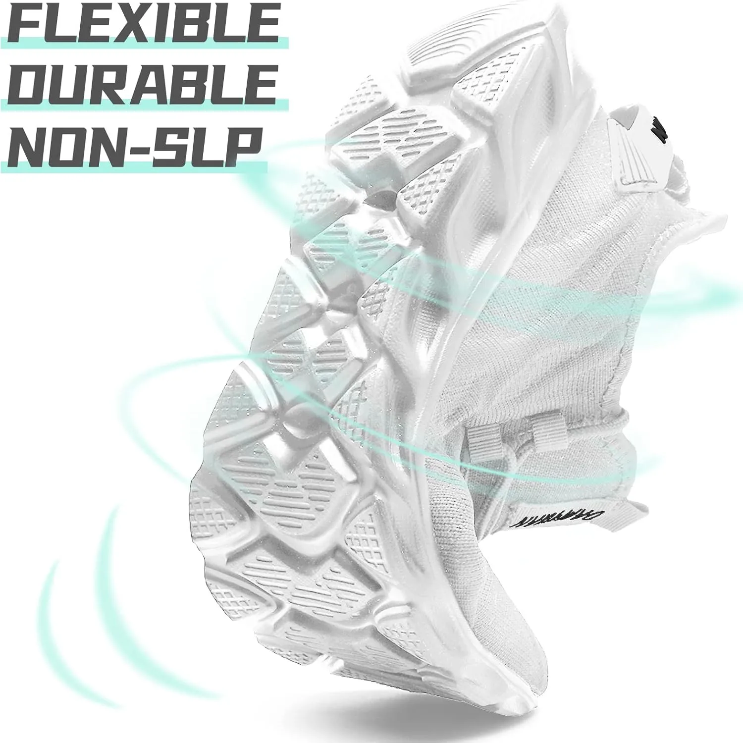 QIJGS Running Shoes for Men Gym Tennis Athletic Mesh Sneakers Lightweight Sports Fashion Workout Casual Shoes