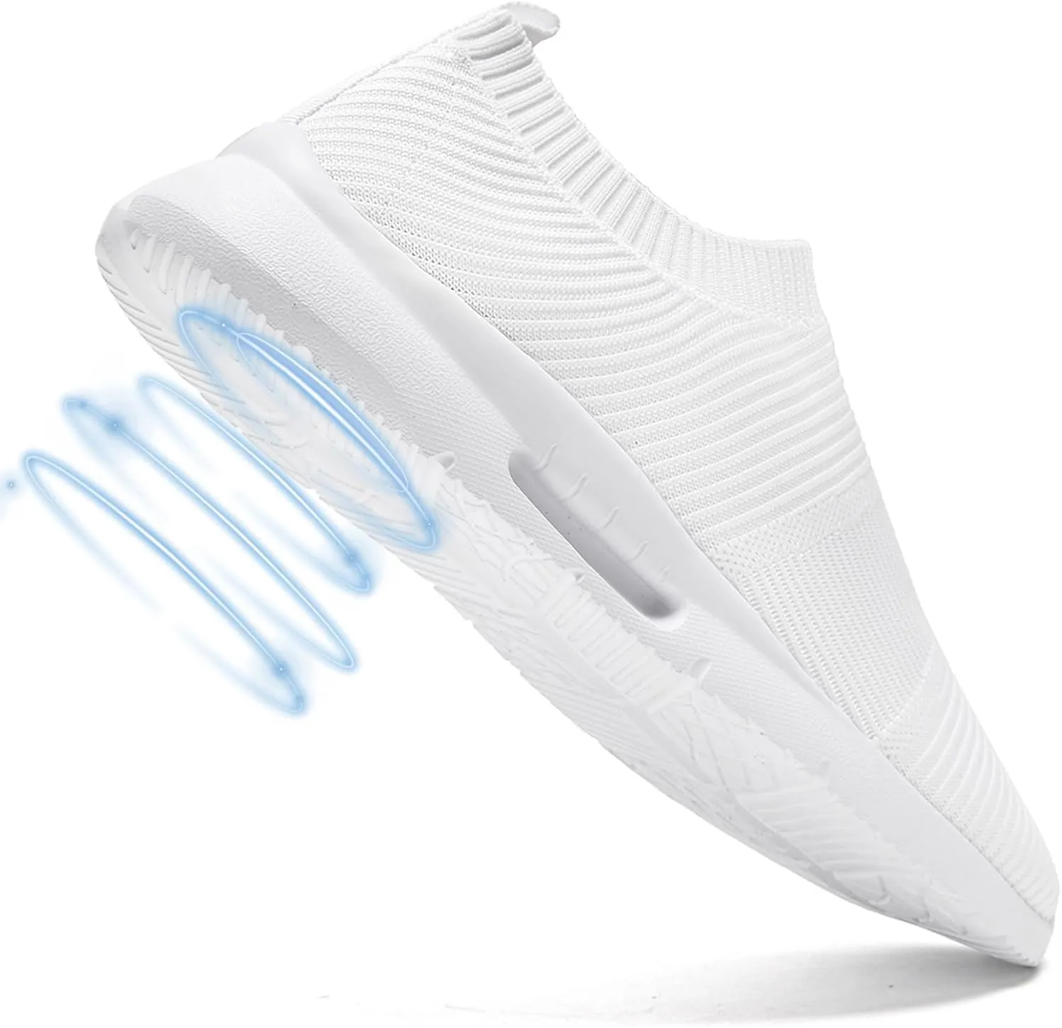 QIJGS Slip on Shoes for Men Running Tennis Athletic Gym for Men Mesh Lightweight Sports Fashion Workout Casual Sneakers