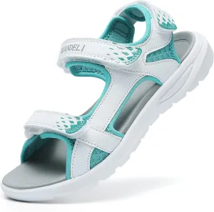 QUANDELI Women's Summer Waterproof Hiking Sandals - Comfortable, Lightweight, Open Toe Sandals for Outdoor, Beach, Travel