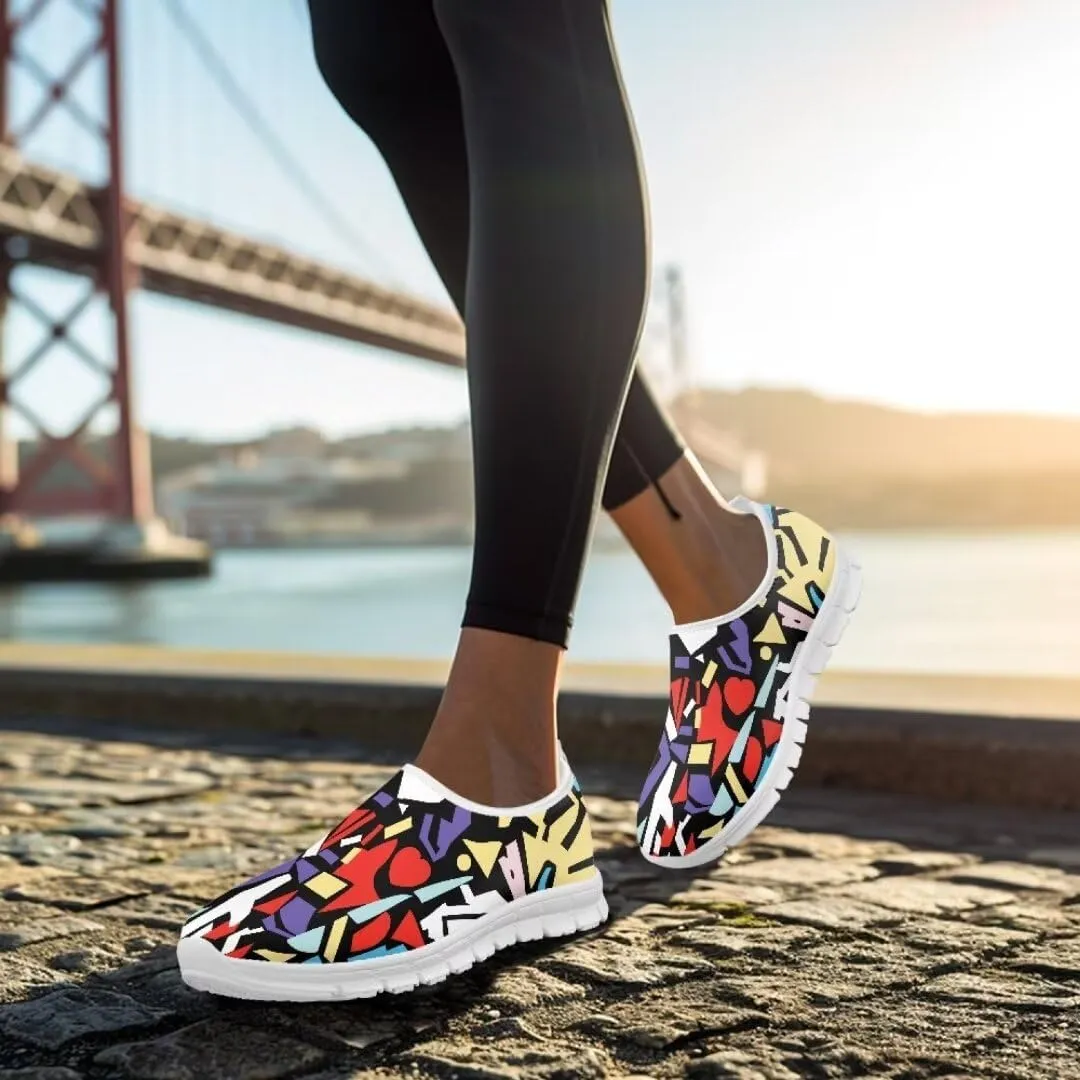 Quincy Ladies Slip On Casual Shoes Low-Cut Soft Sports Sneakers Comfortable Breathable Walking Running Shoes Women's Loafers