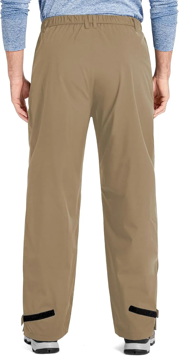 Rain Pants Mens Waterproof Rain Over Pants Windproof Hiking Pants
