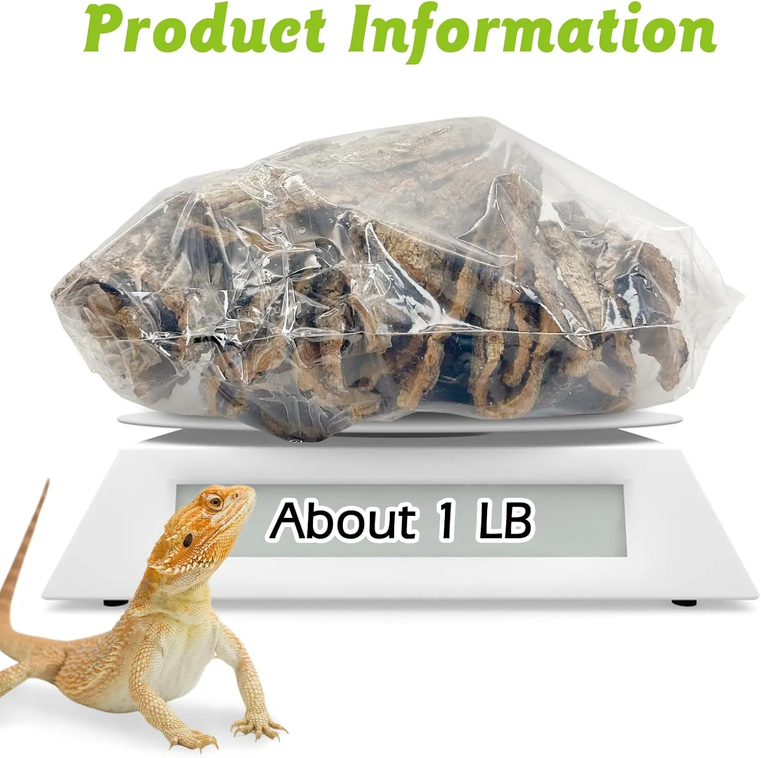 Reptile Cork Bark Bulk 1 Lb Reptile Bark Bedding Natural Flat Cork Wood Pieces Terrarium Substrate Tank Supplies for Bearded Dragon Snake Spiders Hermit Crabs Geckos Tortoise