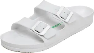 SAGUARO Men's Women's Comfort Double Buckle Sandals Lightweight Adjustable EVA Sandals with Rubble Sole