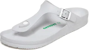 SAGUARO Men's Women's Comfort Double Buckle Sandals Lightweight Adjustable EVA Sandals with Rubble Sole