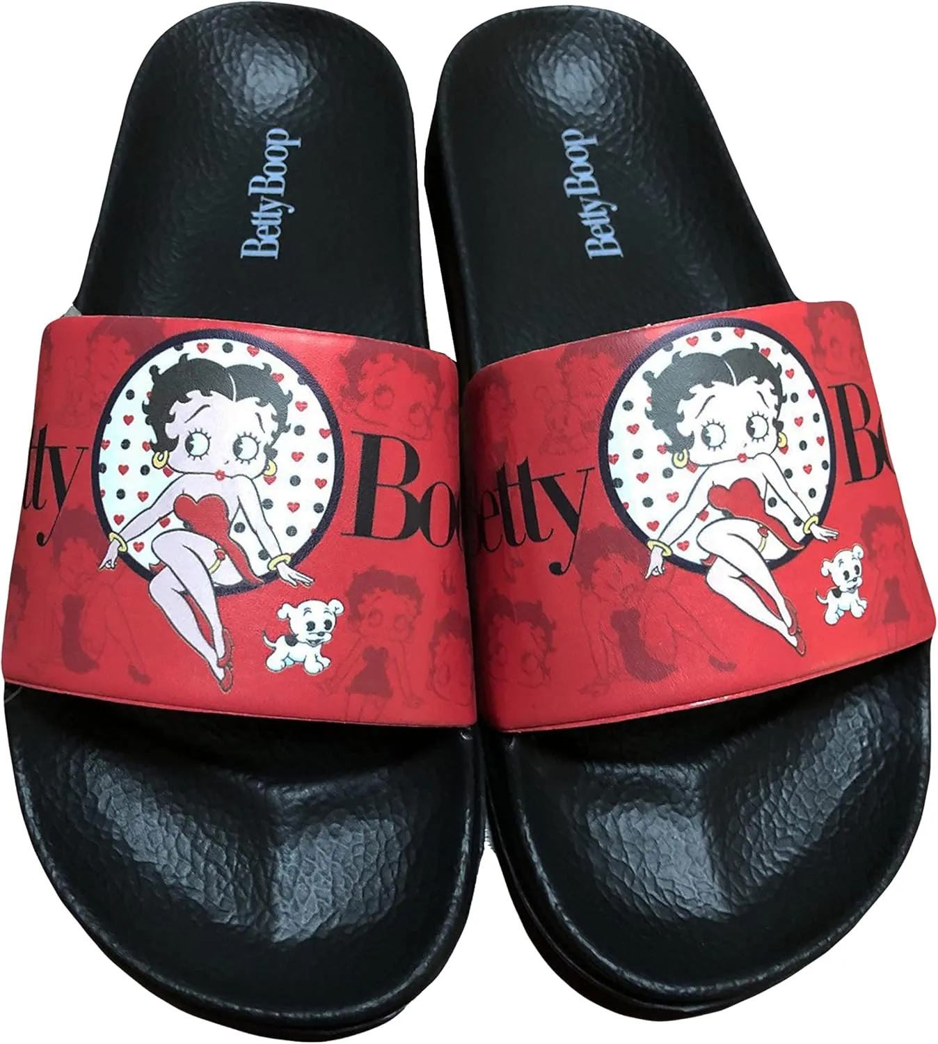 Sandals, Betty Boop Red with Silhouettes - Mid-South Products