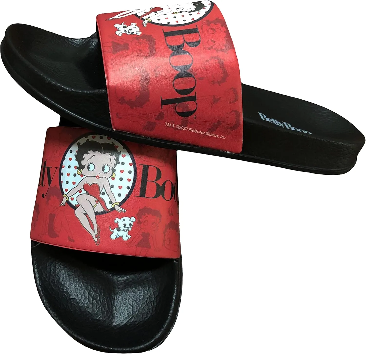 Sandals, Betty Boop Red with Silhouettes - Mid-South Products