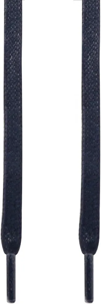 Santimon Flat Waxed Cotton Shoelaces Waterproof for Dress Shoes Boots Casual Shoes Sneaker