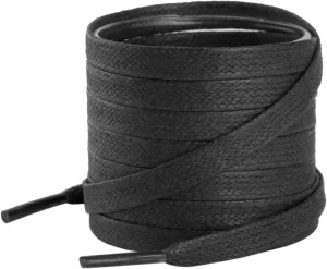 Santimon Flat Waxed Cotton Shoelaces Waterproof for Dress Shoes Boots Casual Shoes Sneaker