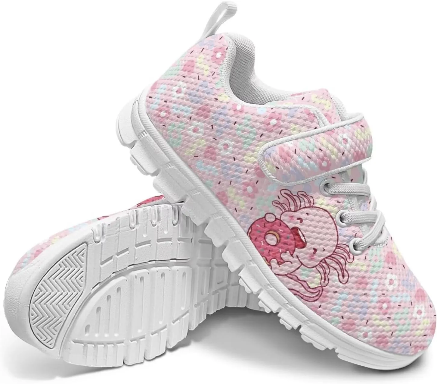 School Sneakers for Girls Boys Running Tennis Shoes Kids Slip on Shoes