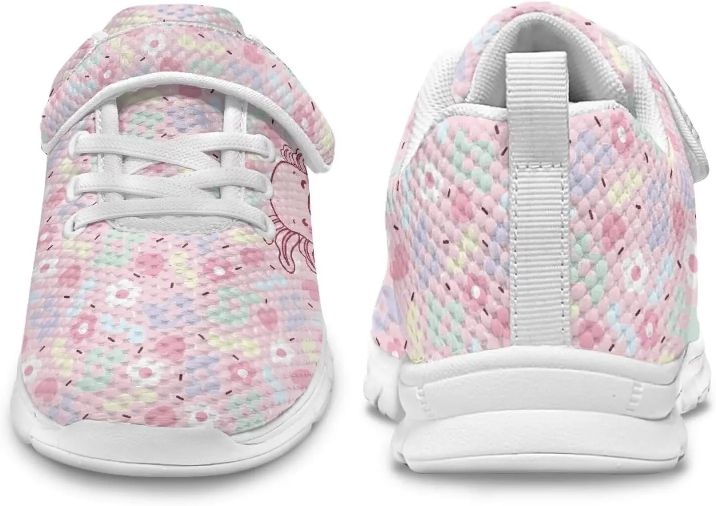 School Sneakers for Girls Boys Running Tennis Shoes Kids Slip on Shoes