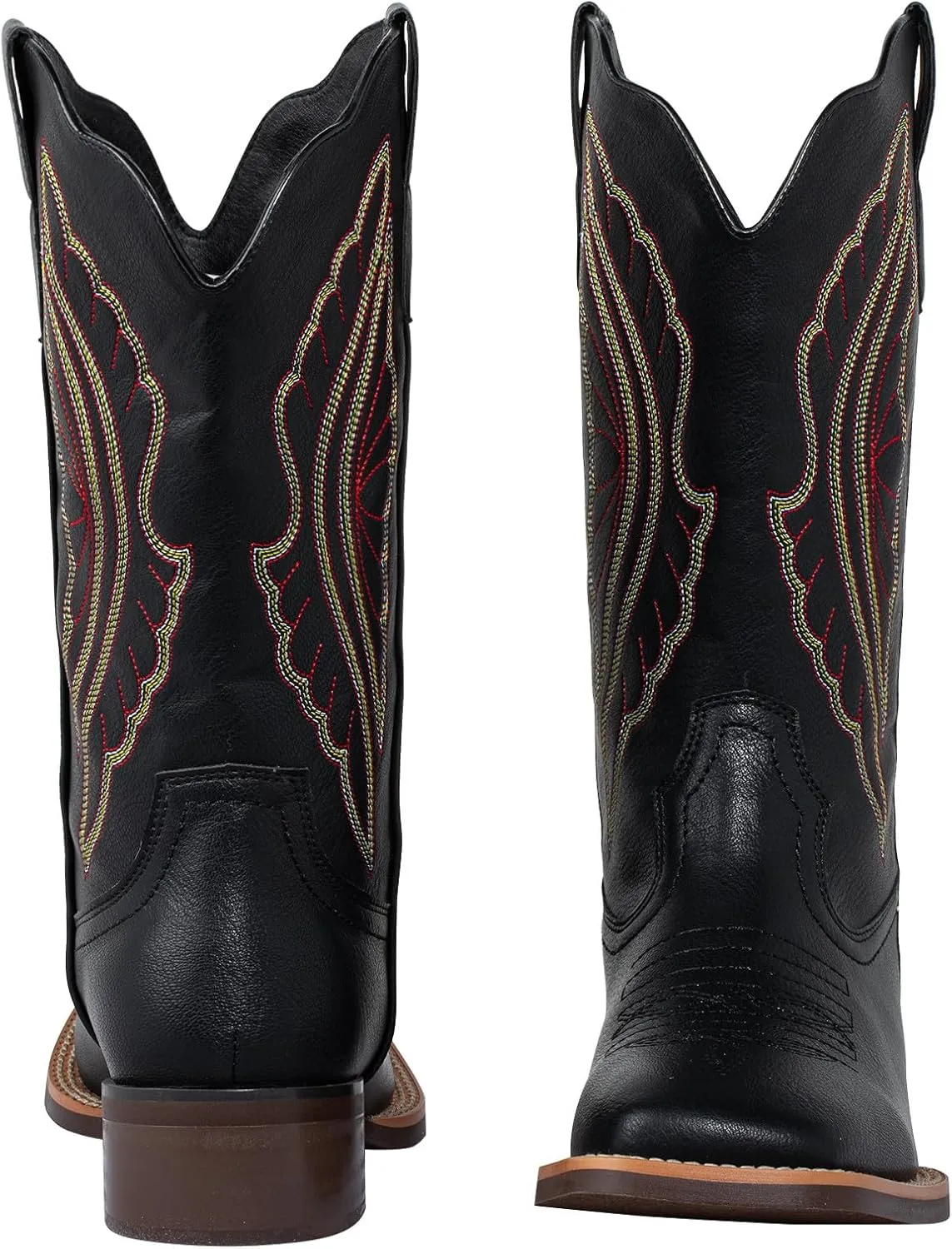SheSole Square Toe Cowboy Boots For Women Wide Calf Ladies Fashion Western Cowgirl Boots