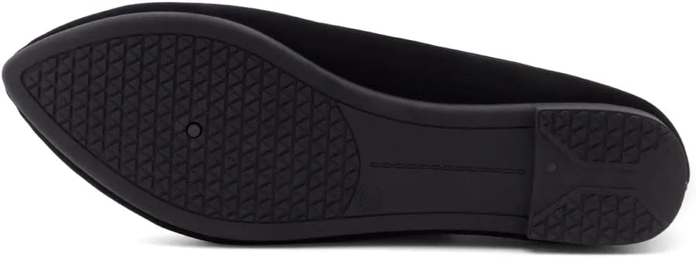 Shoe Land Womens SL-Kathleen Ballet Flats Pointed Toe Flat Shoes Classic Ballerina Comfort Dressy Shoes for Daily Work Office