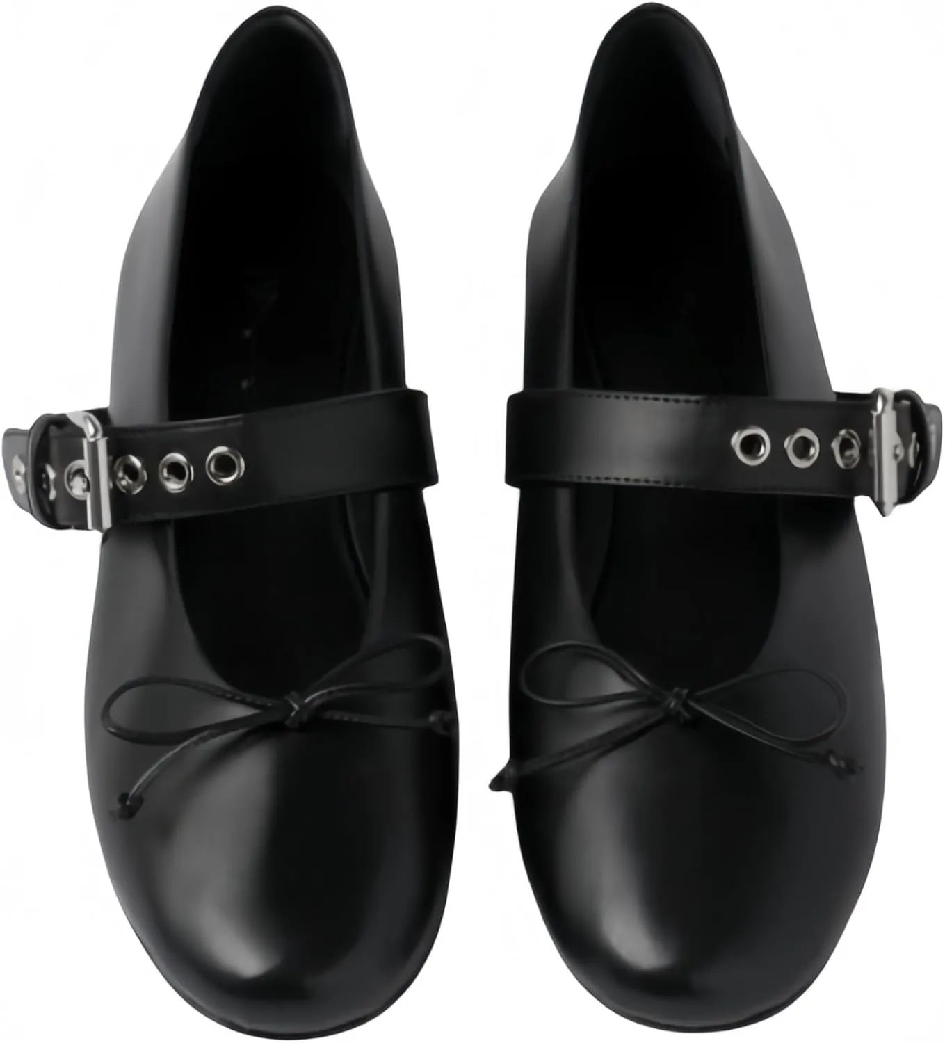 Silver Flats for Women Rhinestone Round Toe Ballet Flats Shoes Women Rubber Sole Casual Dress Up
