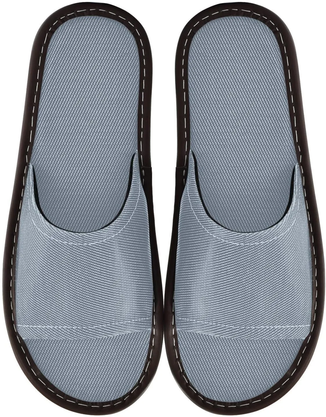 Slate Gray Men Women's House Slippers Summer Beach Sandals for Outdoor Beach Home